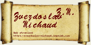 Zvezdoslav Michaud vizit kartica